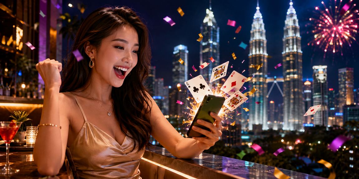 Permainan kad gaya Malaysia di Kuala Lumpur mencerminkan suasana Baccarat langsung